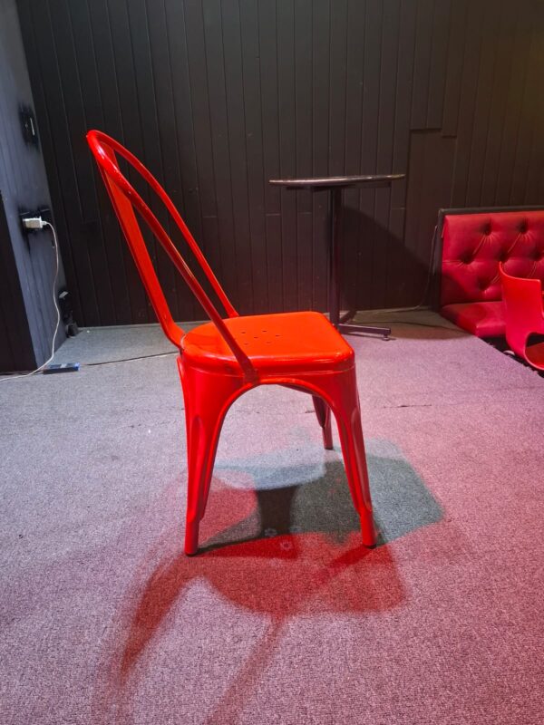 Remate Silla Roja de Metal (38un) - Image 2