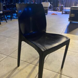 Remate Silla Negra plastico Duro  (14un)